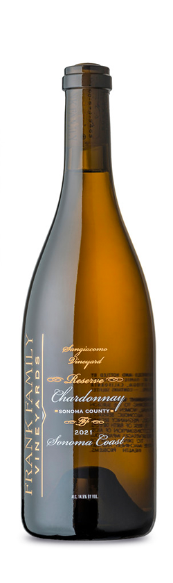 Frank Family Vineyards Sangiacomo Chardonnay bottle shot 