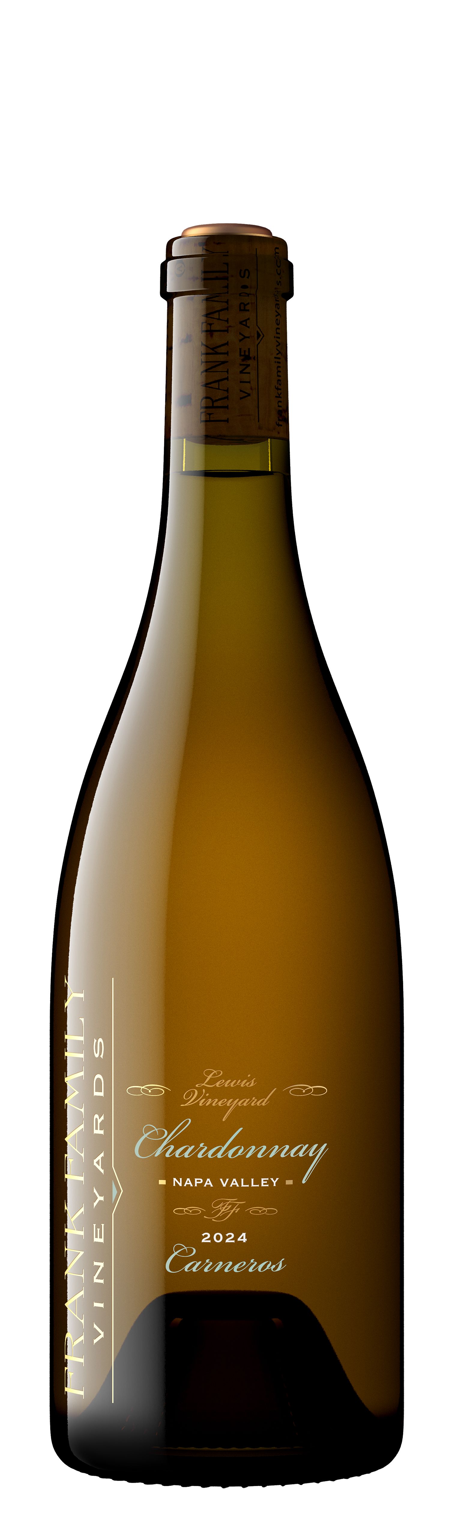 Bottle shot of 2024 Lewis Vineyard Chardonnay