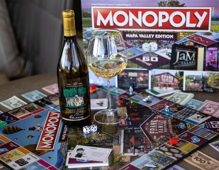 Frank Family Chardonnay and Monopoly