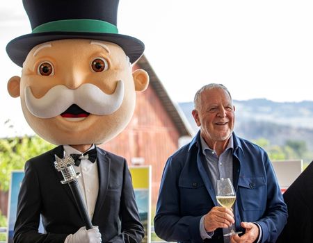 Rich Frank and Mr. Monopoly