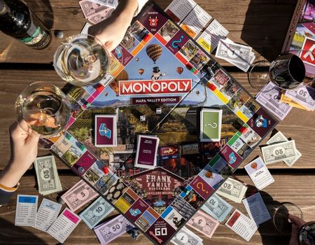 Monopoly Napa Valley board game